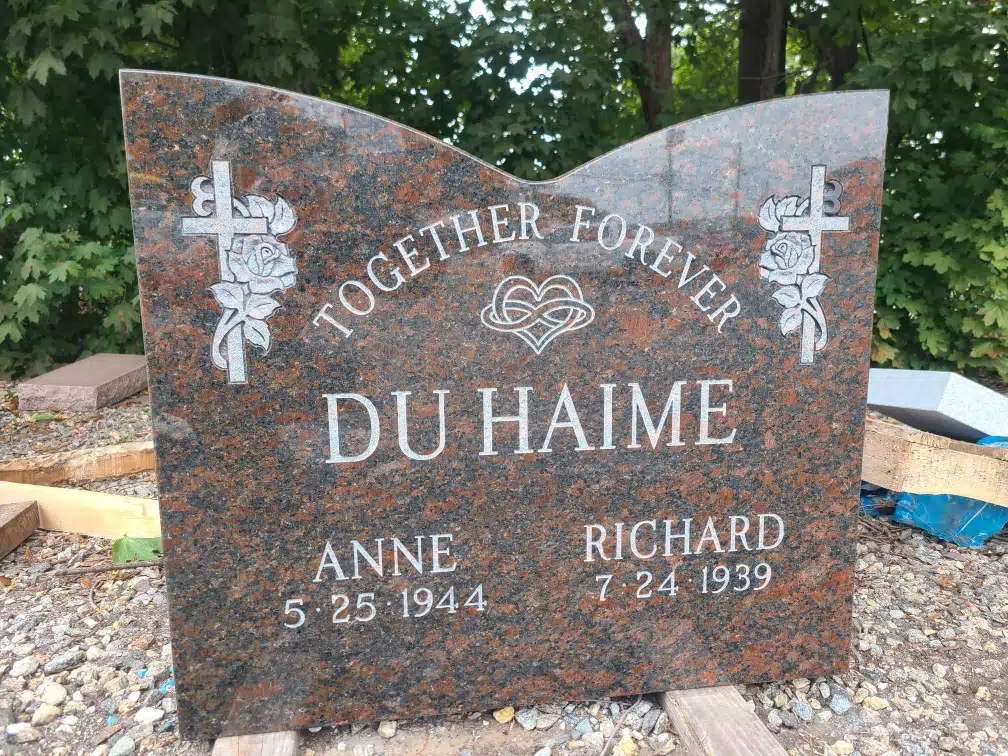 Granite Headstone hand-carved by NJ Granite Headstones in NJ — image 2