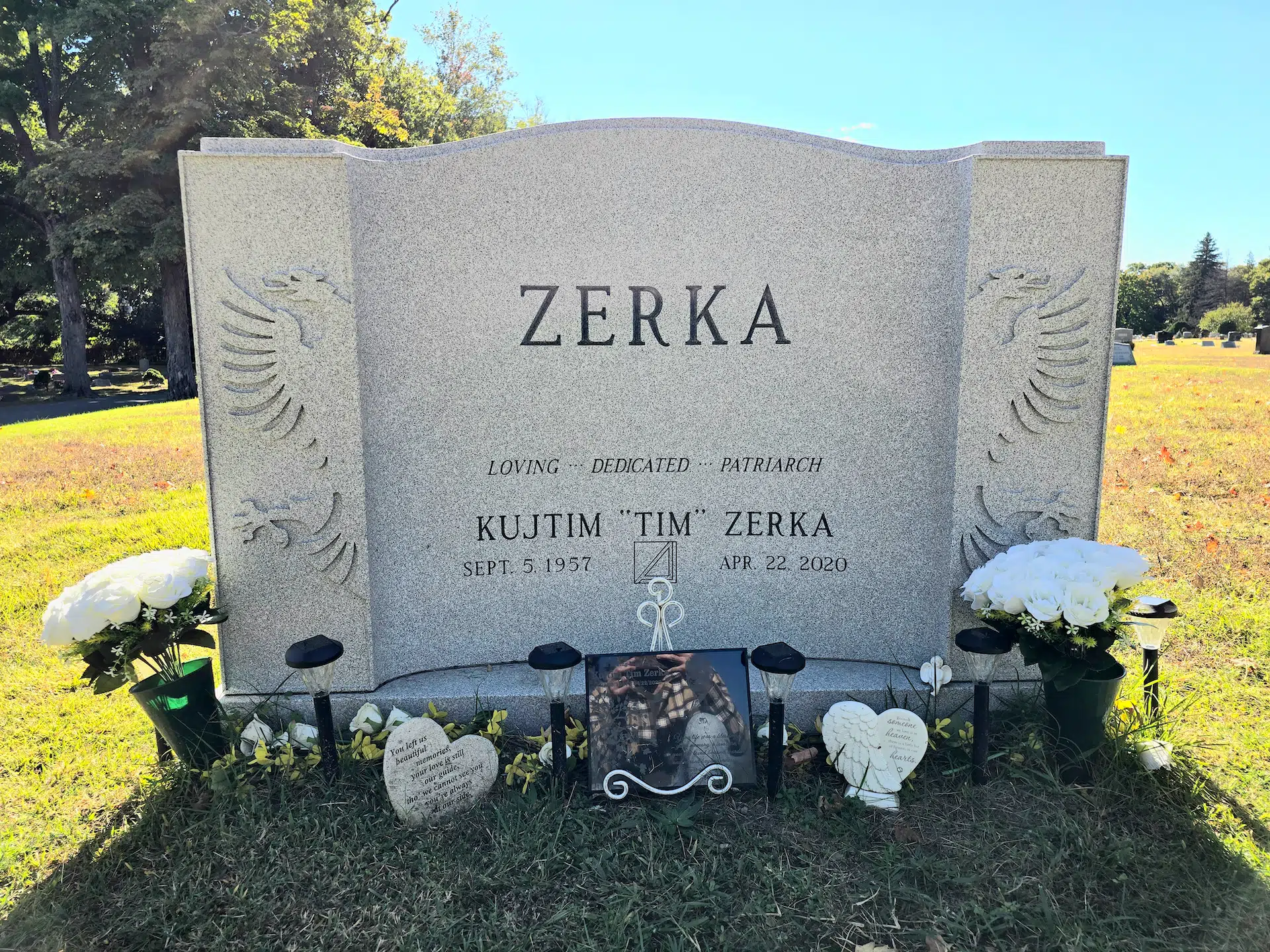 Granite Headstone hand-carved by NJ Granite Headstones in NJ — image 4
