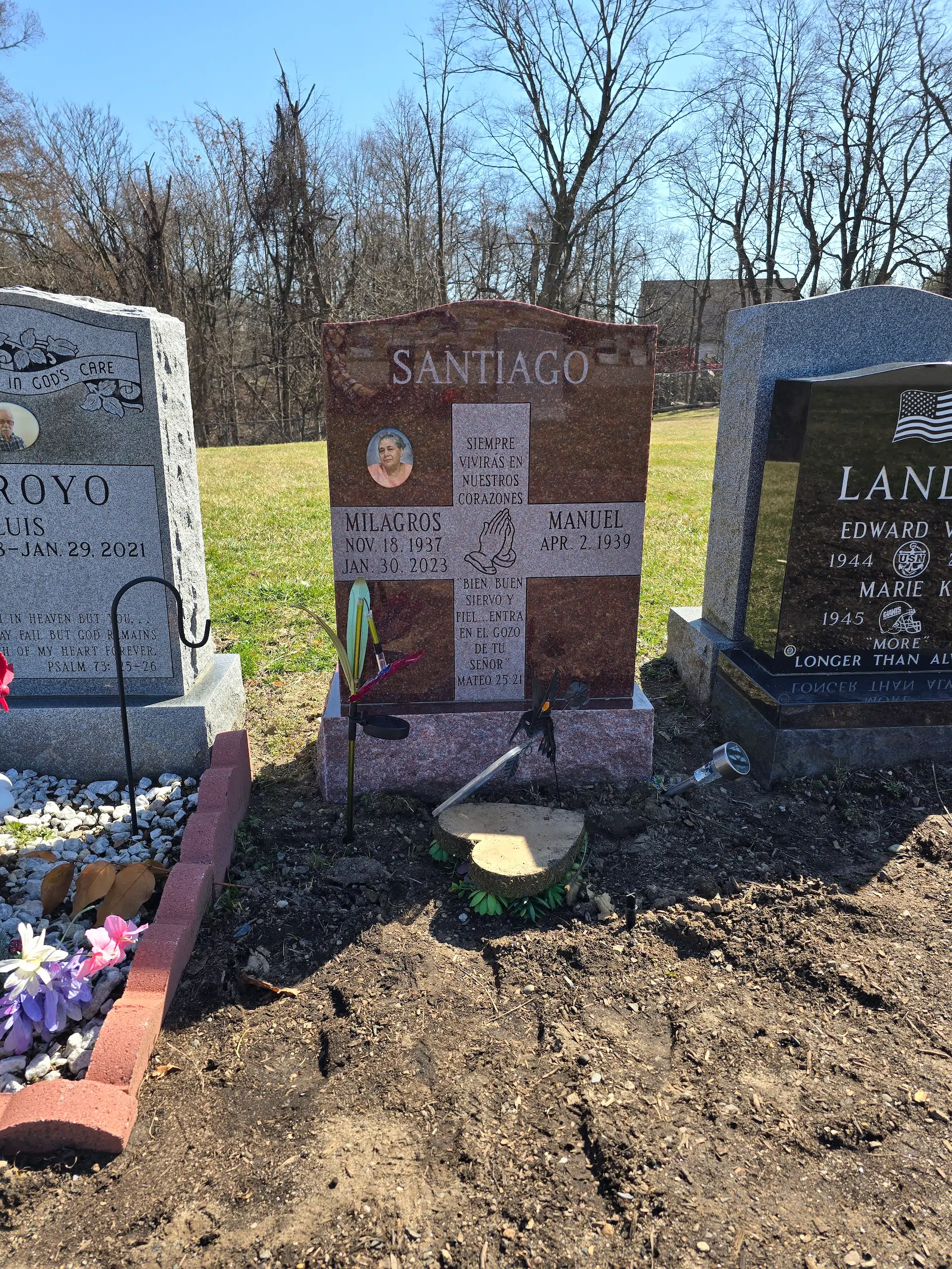 Granite Headstone hand-carved by NJ Granite Headstones in NJ — image 4