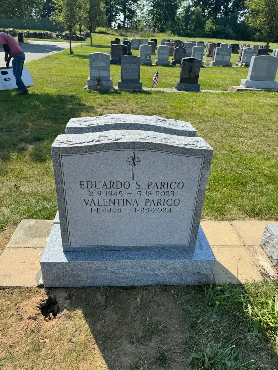 Granite Headstone hand-carved by NJ Granite Headstones in NJ — image 3